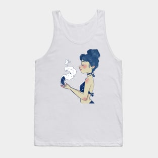 Summer moon girl Tank Top